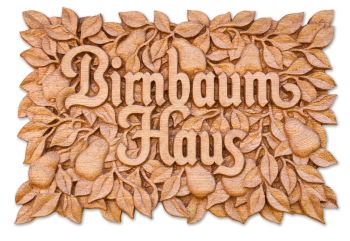 Birnbaum-Haus-Hausschild